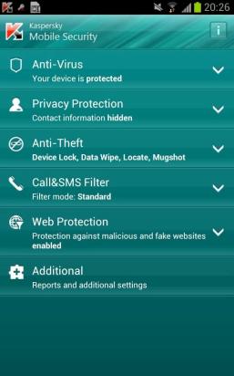 Kaspersky Mobile Security 安卓版