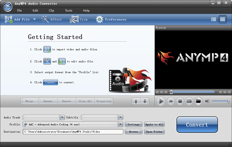 AnyMP4 Audio Converter 綠色版