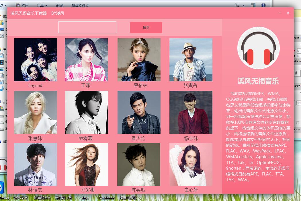 溪風無損音樂下載器 V1.0 綠色版