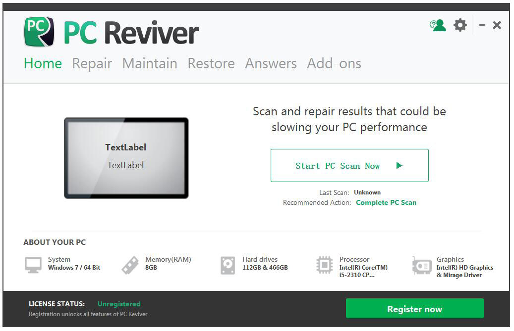 Pc Reviver(系統(tǒng)綜合優(yōu)化軟件) V3.8.1.2
